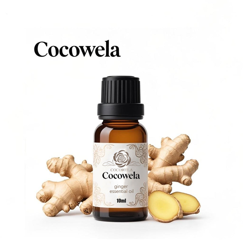 Pure Ginger Essential Oil for Digestion & Immune Support - 100% Therapeutic Grade